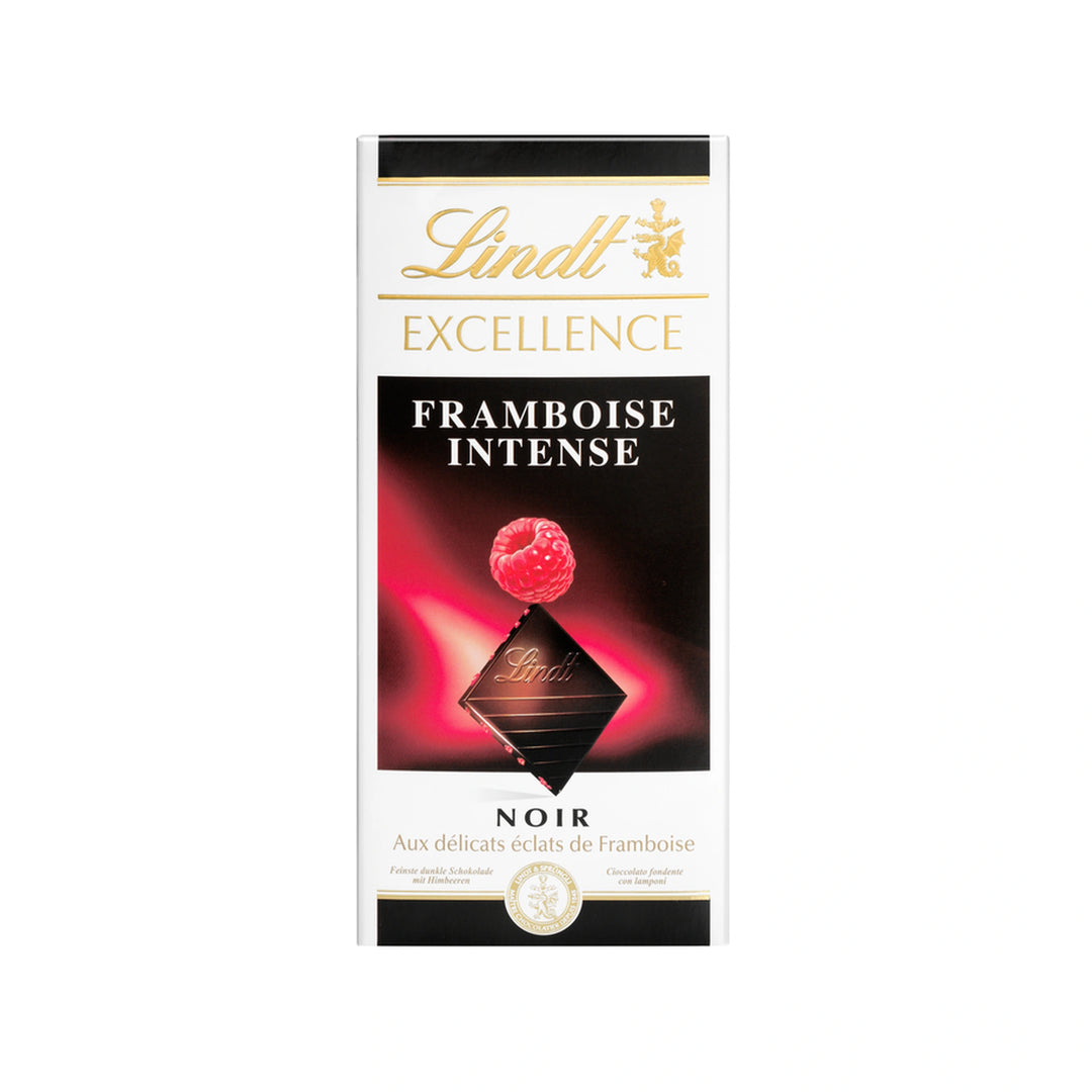 Lindt Excellence temna čokolada z malino 100g