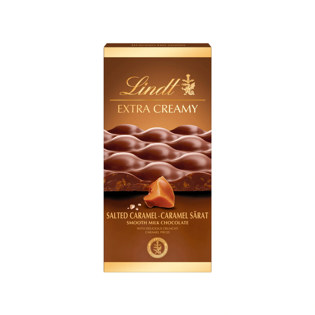 Lindt Extra Creamy mlečna s karamelo in soljo 80g