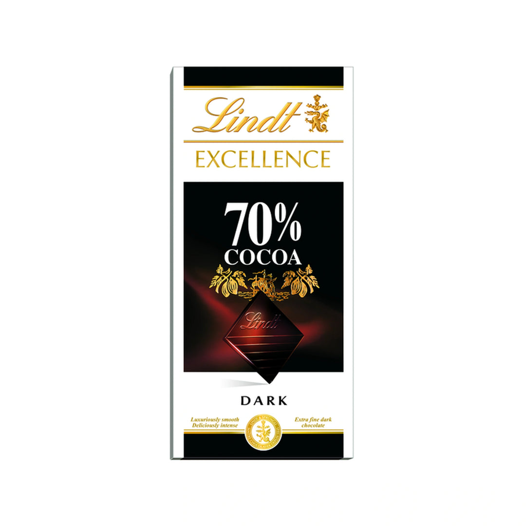 Lindt Excellence 70%, temna čokolada 100g