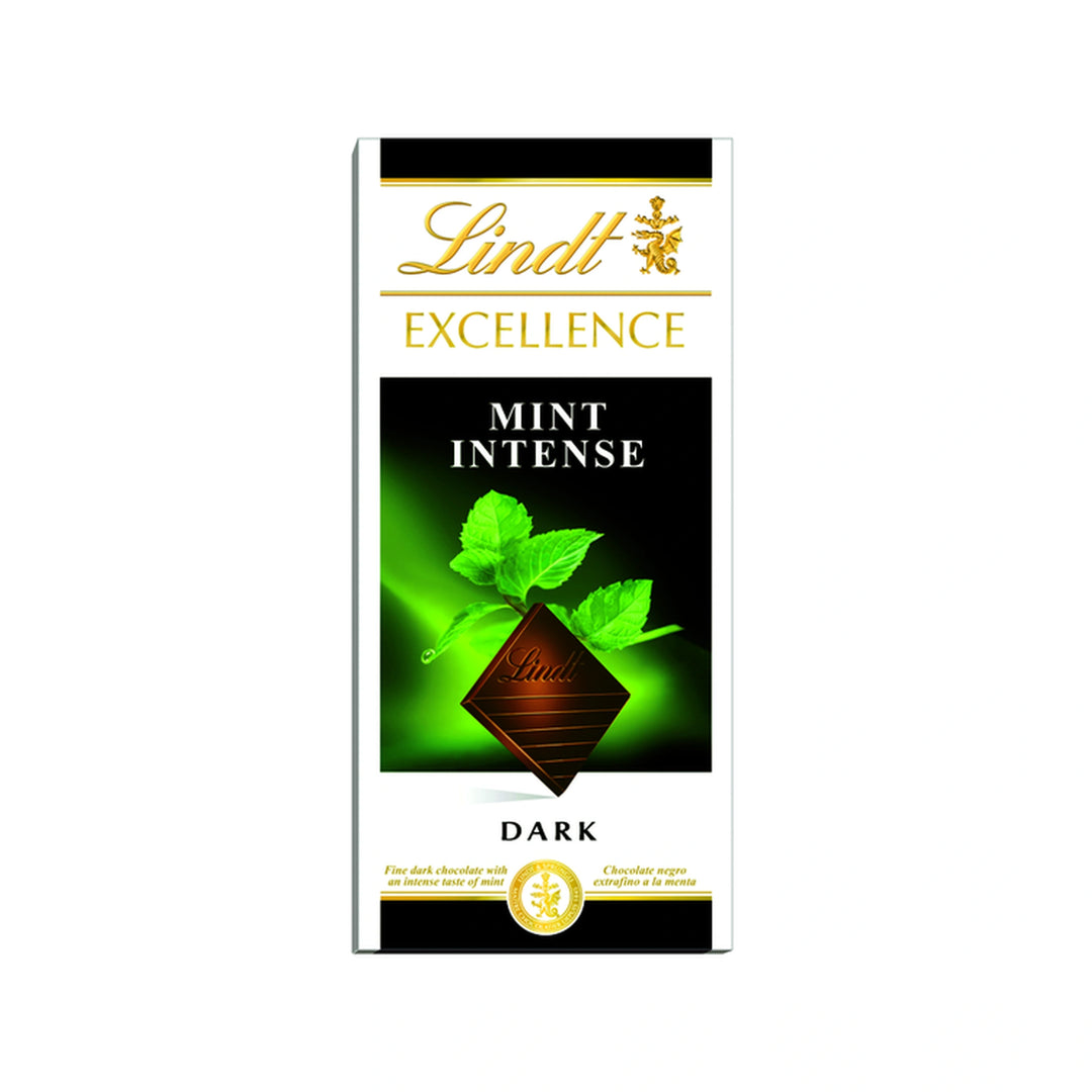 Lindt Excellence Mint, temna čokolada z meto 100g