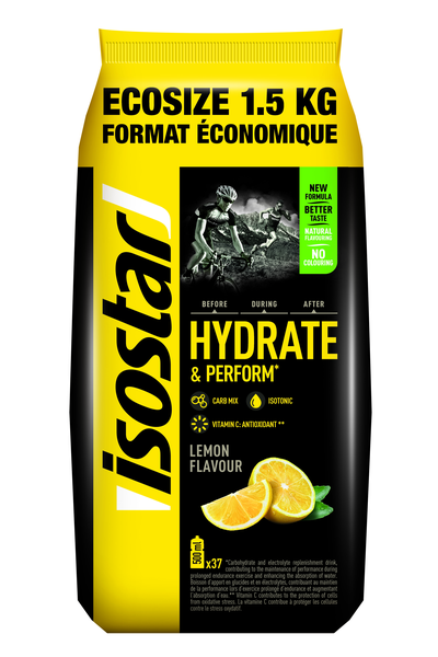 Isostar granulat limona 1,5 kg, za hidracijo in vzdržljivost