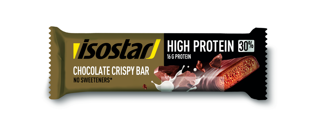 Isostar beljakovinska ploščica čokolada 55g, high protein 30