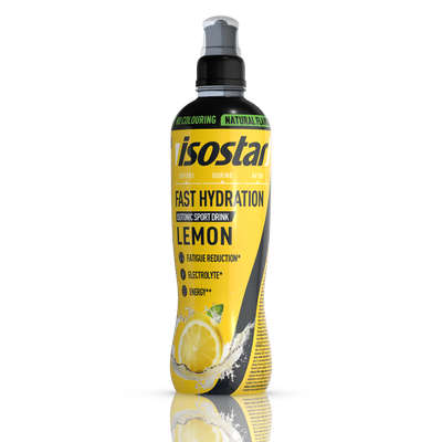 Isostar napitek PET limona 500ml, za hidracijo in vzdržljivost