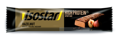 Isostar ploščica lešnik 35g, high protein 25