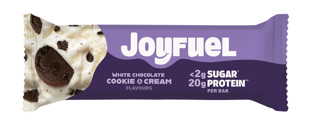 Joyfuel beljakovinska ploščica Cookie &amp; Cream 55g