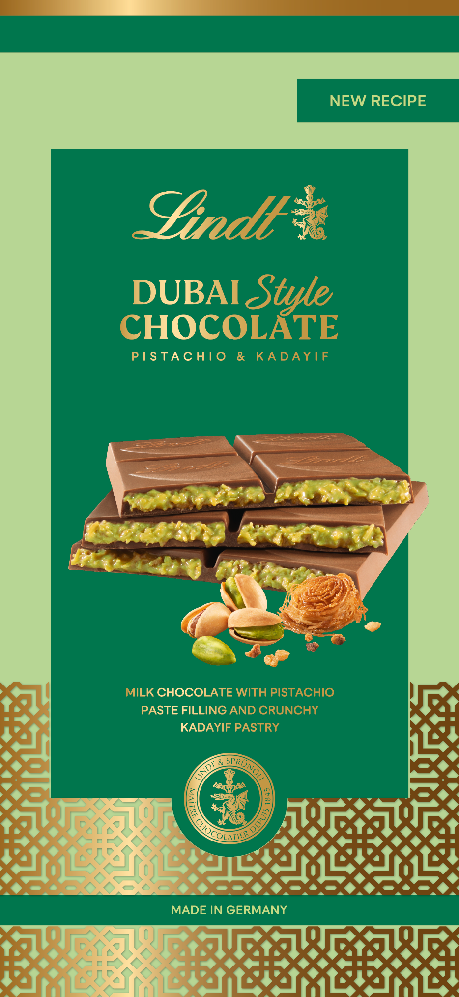 Lindt Dubai style čokolada 145g