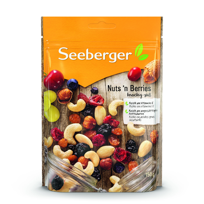 Seeberger mešanica oreškov in jagodičevja 150g