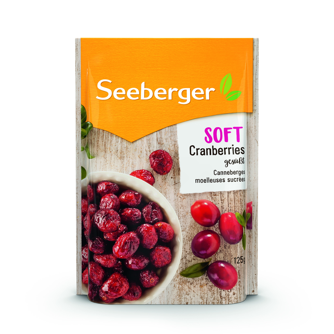 Seeberger suhe brusnice, mehke 125g