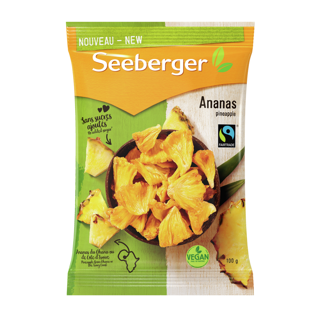 Seeberger ananas, nesladkan 100g