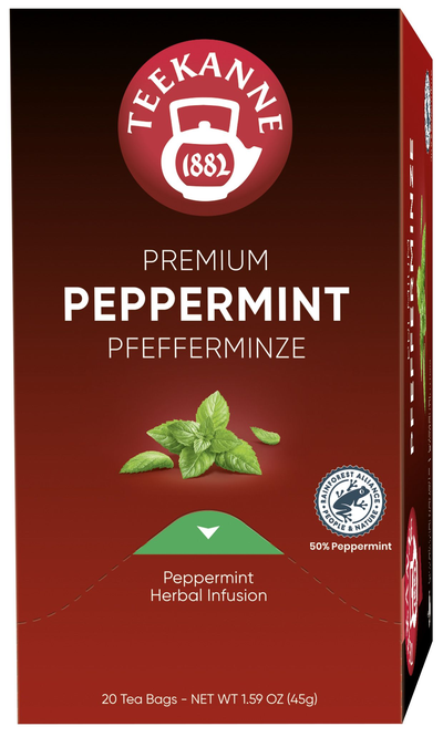 Teekanne PREMIUM Peppermint - zeliščni čaj 45g - 20 čajnih vrečk