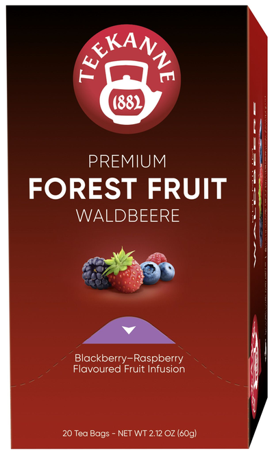 Teekanne PREMIUM Forest Fruit - sadni, gozdni sadeži 60g - 20 čajnih vrečk