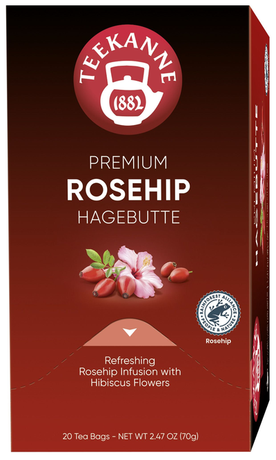 Teekanne PREMIUM Šipek/hibiskus 70g - 20 čajnih vrečk