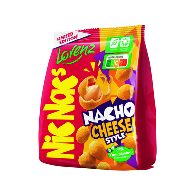 Lorenz Nic nac nacho - arašidi v pikantnem testu  z okusom nacho sira 110g 