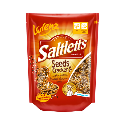 Lorenz Saltletts Pausen kreker 100g, krekerji s super semenkami