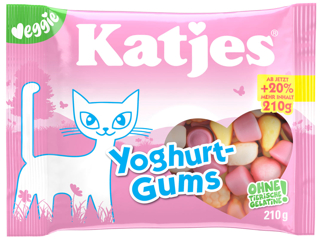 Katjes Yoghurt Gums, sadni žele z jogurtom 210g