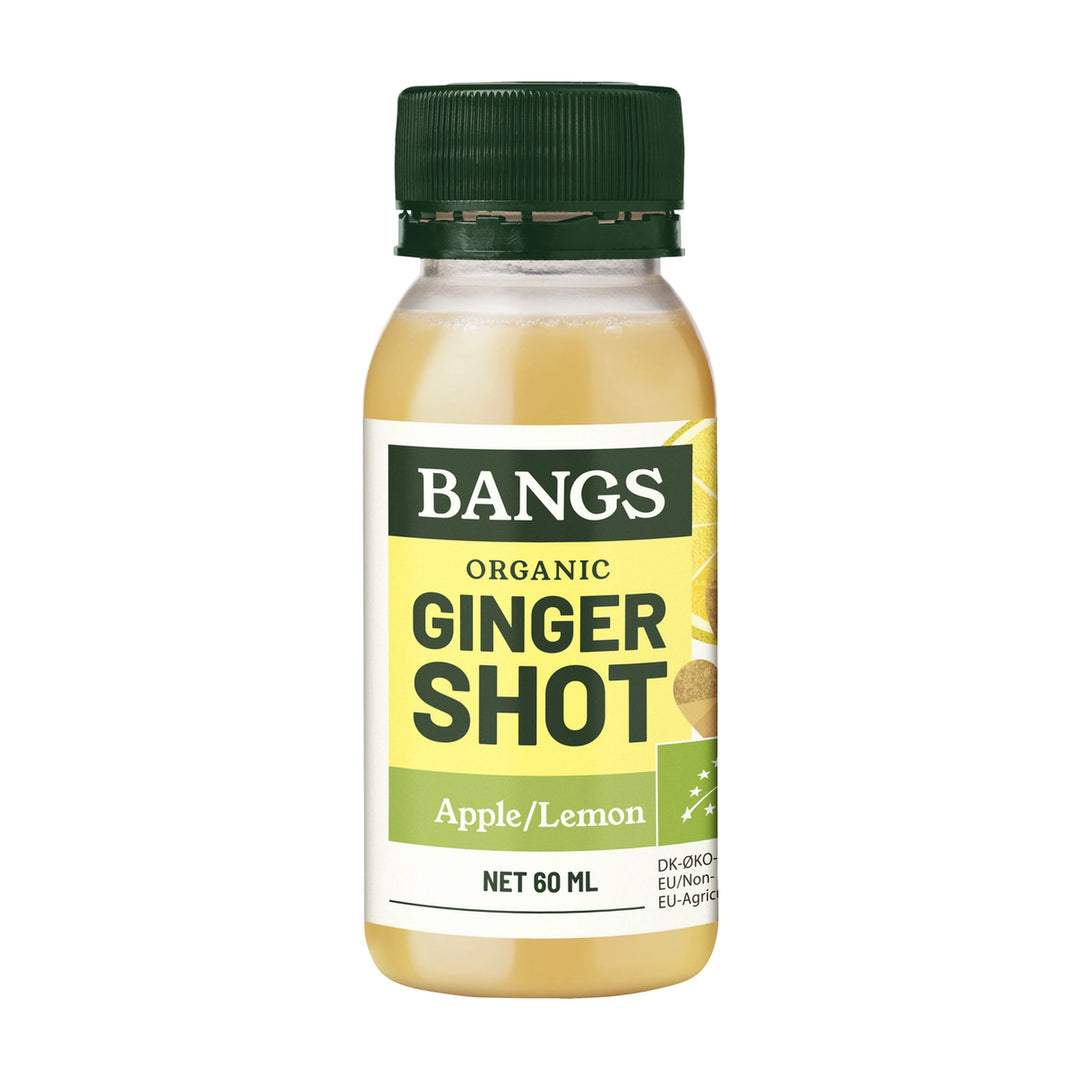 Bangs BIO Ingver shot z jabolkom in limono, 60 ml