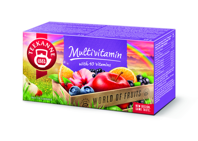 Teekanne Multivitamin - sadni, jagodičevje+10 vitaminov 50g - 20 čajnih vrečk