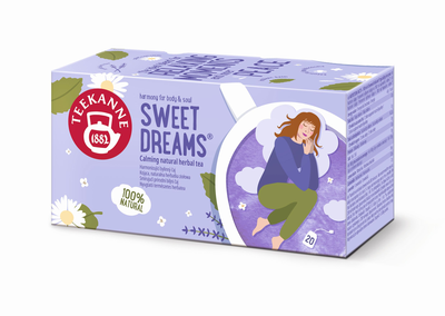 Teekanne Sweet Dreams - harmonizirajoči zeliščni čaj 34g 20 čajnih vrečk