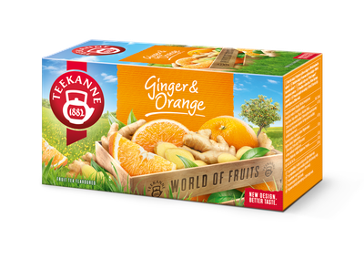 Teekanne Orange &amp; Ginger - sadni, pomaranča/ingver 45g -20 čajnih vrečk