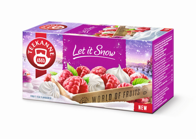 Teekanne Let it snow - sadni čaj malina maringa 45g - 20 čajnih vrečk