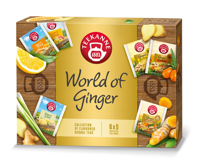 Teekanne World of Ginger collection - kolekcija ingverjevih čajev 55g - 6x5 čajnih vrečk