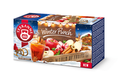 Teekanne Winter Punch - sadni, rum/grozdje/vanilija 40g - 20 čajnih vrečk