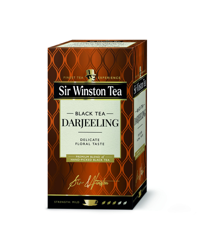 Sir Winston Darjeeling - črni čaj 35g - 20 čajnih vrečk