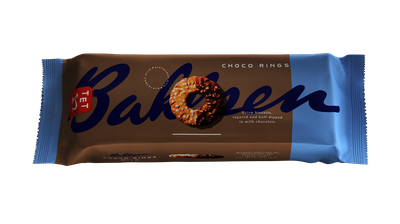 Bahlsen Coffee Time Choco Rings 155g, obročki s čokolado