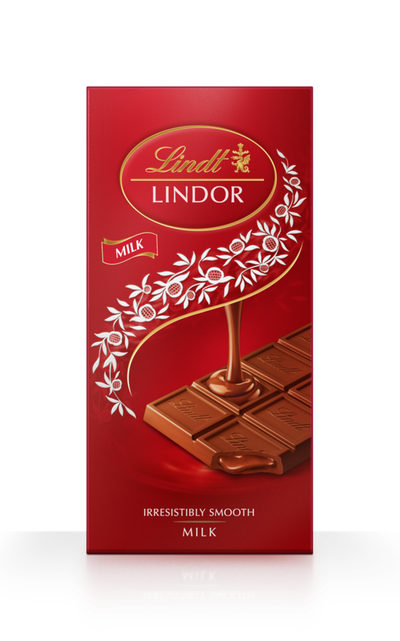 Lindor mlečna, s topljivo sredico 100g