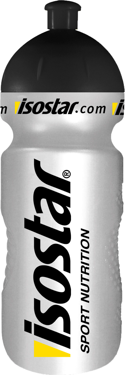 Isostar bidon 650ml srebrn