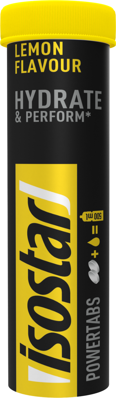 Isostar šumeče tablete limona 120g, za hitro hidracijo