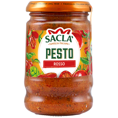 Sacla pesto s sušenimi paradižniki 190g