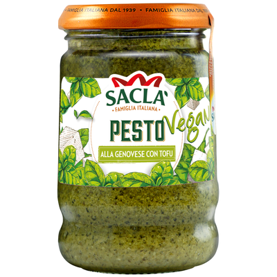Sacla veganski pesto z baziliko 190g