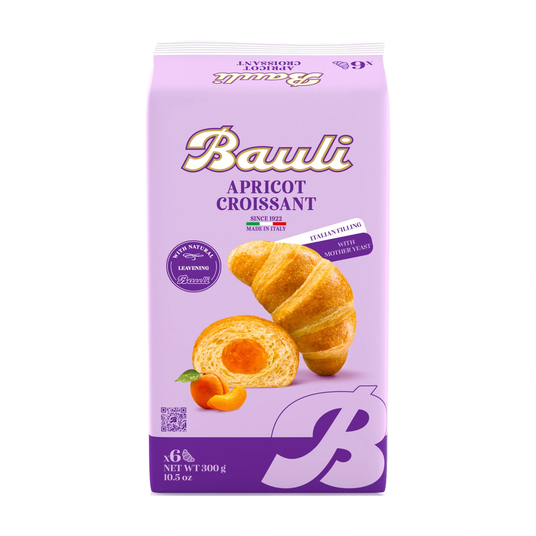 Bauli rogljiči 6 kosov z marelično marmelado 300g