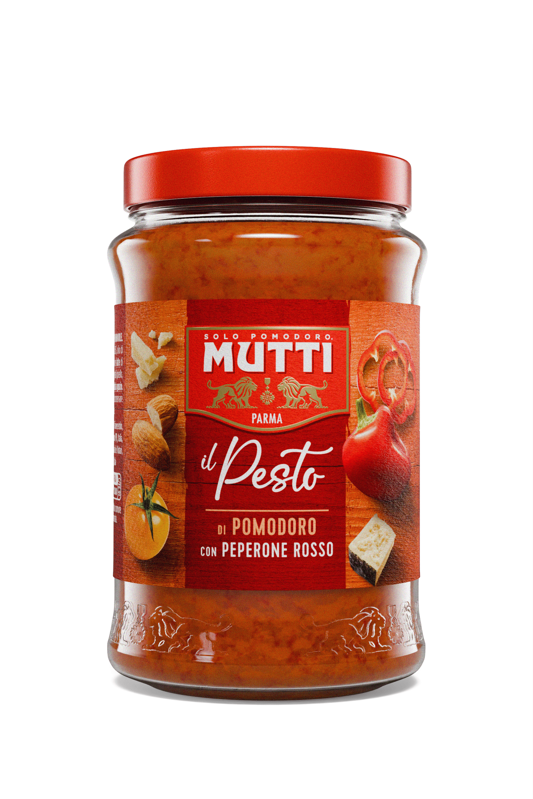Mutti pesto iz oranžne vrste paradižnika, s pekorinom in mandlji 180g