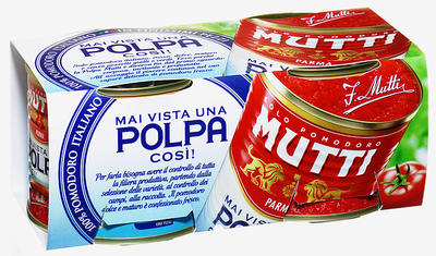 Mutti polpa, sesekljana paradižnikova sredica, 2x210g