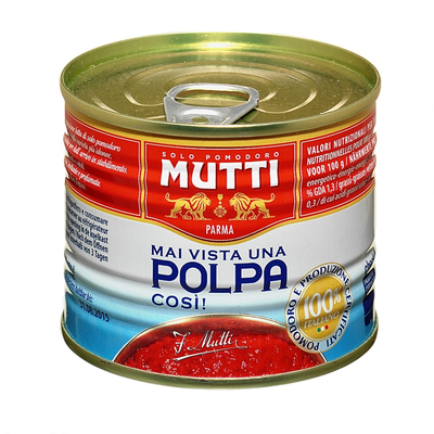 Mutti polpa, sesekljana paradižnikova sredica, 210g