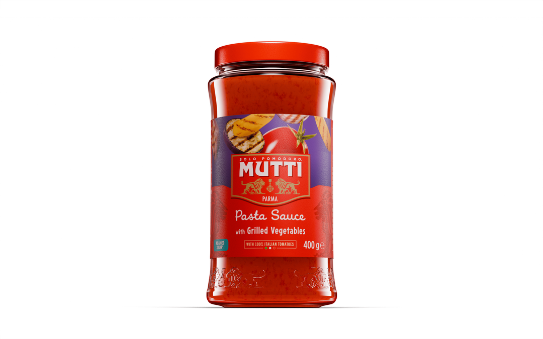 Mutti paradižnikova omaka z na žaru pečeno zelenjavo 400g