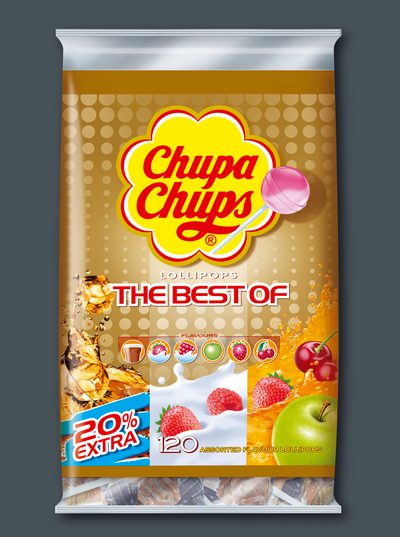 Chupa Chups lizike vreča 120 Best of 1,44kg