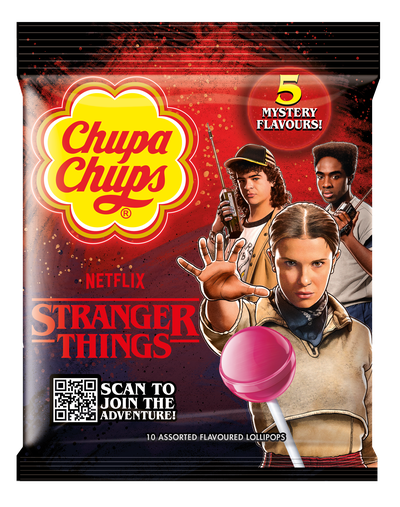 Chupa Chups lizika STRANGER THINgs vrečka 120g