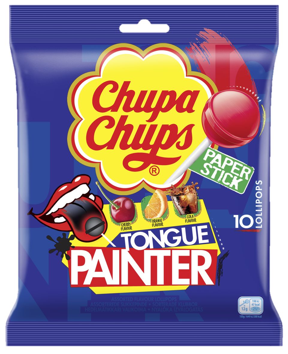 Chupa Chups lizika tounge painter vrečka 120g