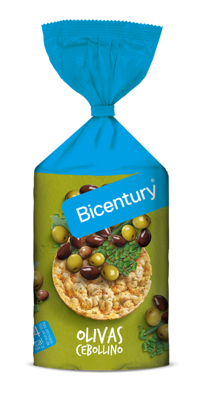 Bicentury koruzne ploščice z okusom oliv in drobnjaka 123,5G