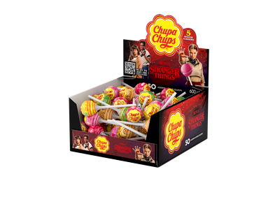 Chupa Chups lizika STRANGER THINGS 12g box50