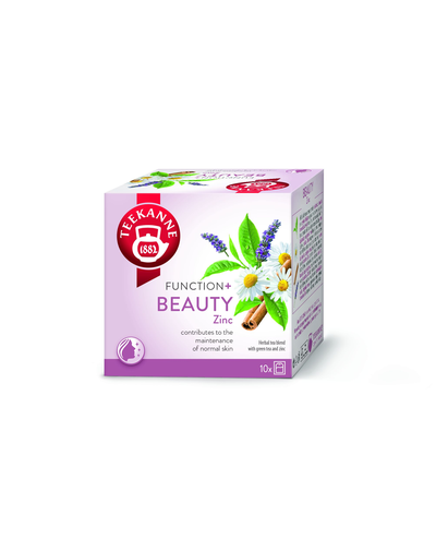 Teekanne Function - BEAUTY - zeliščni čaj s cinkom, 17,5g, 10 čajnih vrečk