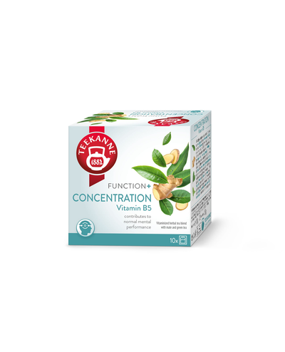 Teekanne Function - CONCENTRATION - zeliščni čaj z vitamini B, 18g, 10 čajnih vrečk