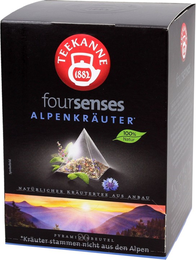 Teekanne Alpenkräuter 40g - zeliščna čajna mešanica 40g - 20 čajnih vrečk