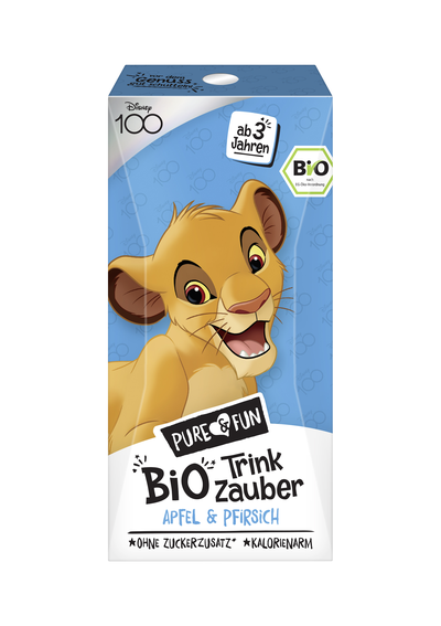 Pure&fun Disney BIO nizkokalorični napitek iz sadnega soka iz jabolka in breskve 200 ml